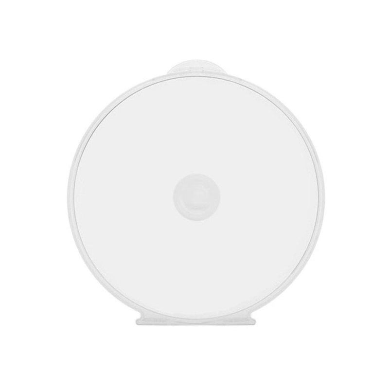 Maxtek 50 Pack Clear Transparent Round Clamshell CD DVD Case, with Lock - Image 1